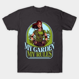 My Garden, My Rules - Retro Style Gardening Enthusiasts T-Shirt